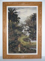 Handgemaltes Originalbild Reisfelder, 46x66 cm, toller Holzrahmen Bayern - Erlangen Vorschau