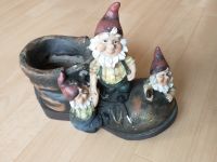 Schuh mit Zwergen zum Bepflanzen, Keramik? Kunststein? Nordrhein-Westfalen - Ahlen Vorschau