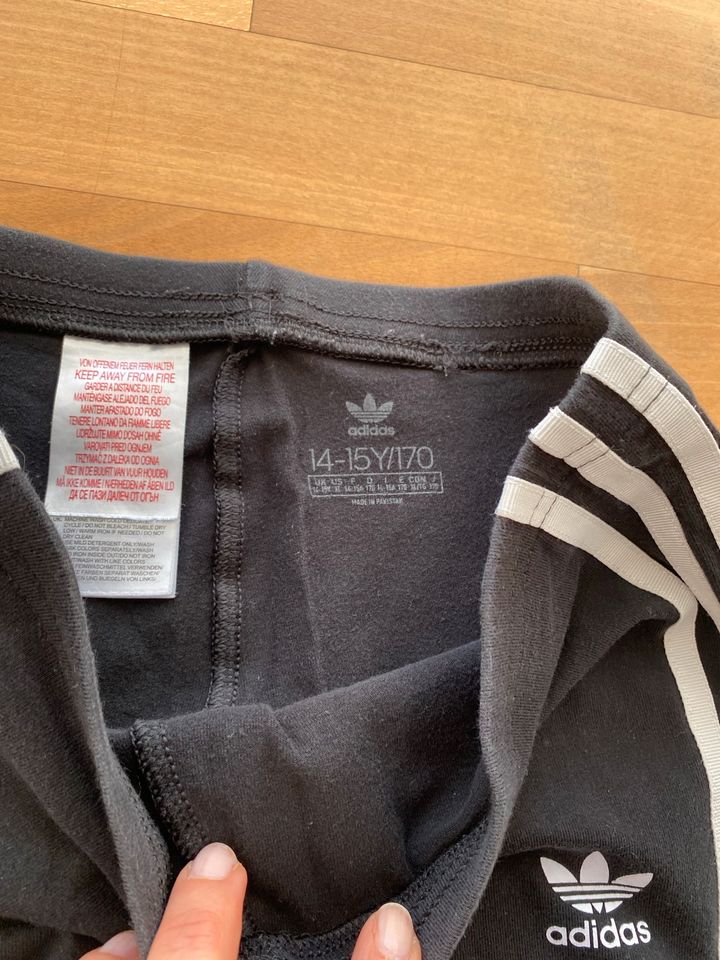 Adidas Legging/Sporthose Mädchen schwarz Gr.170 in Aalen