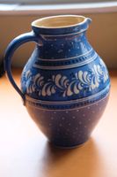 Tonkrug Karaffe Keramik Blau Weiß Brandenburg - Löwenberger Land-Nassenheide Vorschau
