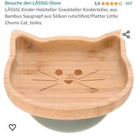 LÄSSIG Holzteller Snackteller Kinderteller Bambus Saugnapf Baden-Württemberg - Flein Vorschau