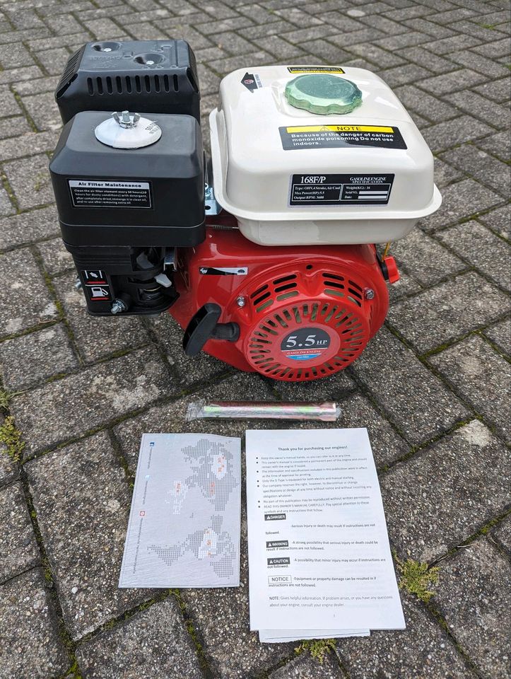 5,5 PS Benzinmotor Wasserpumpe Motorpumpe Standmotor Kartmotor in Schallstadt