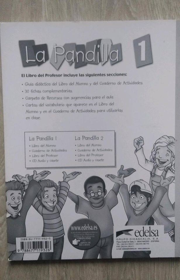 Spanisch -Lehrerhandbuch für Kinder "La pandilla "1 in Eisenach