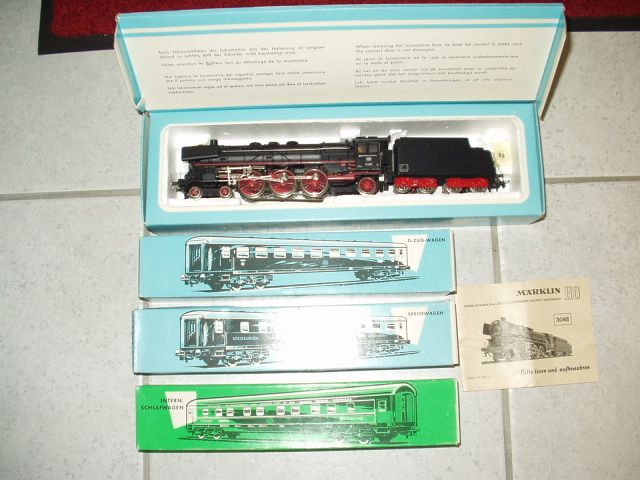 Märklin HO alter gepflegter Sammlerzug 3048 m.Rauch 3 Wagen in Bad Homburg