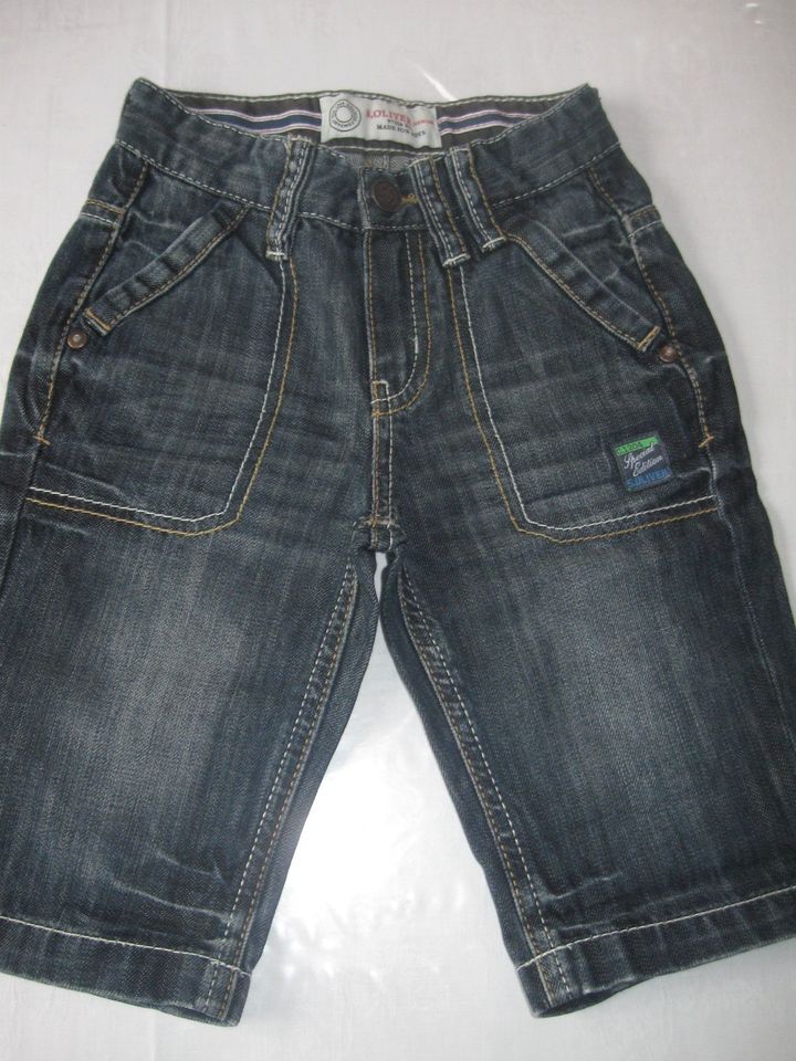 Neuwertige Jeans Bermuda Shorts kurze Hose S.Oliver Gr. 110 reg. in Steinsfeld