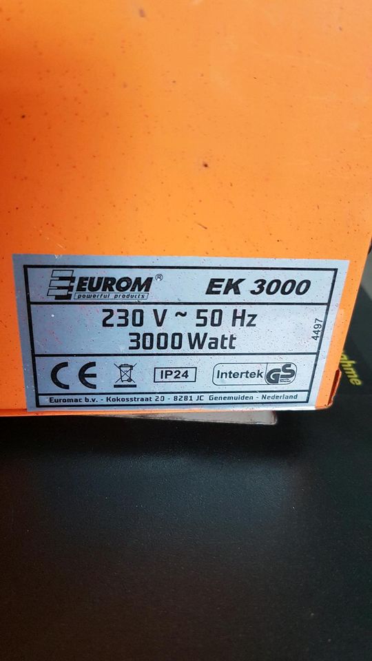 Elektro Raumheizer 3kw in Karlshuld