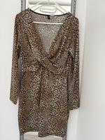 Leopard-Print Kleid mit Wickeloptik Berlin - Neukölln Vorschau