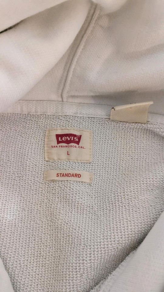 Nur 1x getragen "Levi's"Hoodie Herren Gr L gelb in Neunkirchen-Seelscheid