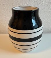 Große Vase schwarz weiß gestreift Deko Niedersachsen - Meppen Vorschau