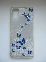 FUN CASE Handyhülle Silber Glitzer + Schmetterlinge Blau Neu Berlin - Tempelhof Vorschau