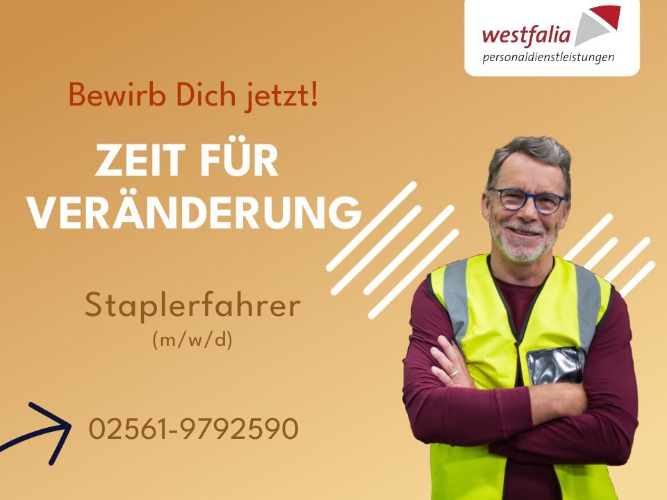 Staplerfahrer m/w/d in Rosendahl