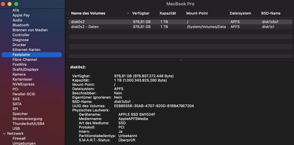 Apple Macbook Pro 13", 2,8 GHz Intel Core i5, 1 TB SSD, 16 GB RAM in Leipzig
