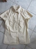 Bluse beige Gr. 40 wie NEU Brusttaschen Infinity woman Informati Hessen - Mörfelden-Walldorf Vorschau