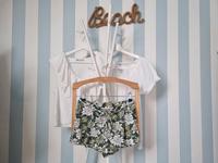 Sommerpaket 3 Teile Blusen, Shorts Gr. S/36 Saarland - Bous Vorschau