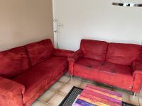 Sofa Musterring Couch rot 2 Stück Nordrhein-Westfalen - Erwitte Vorschau