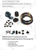 Anhängerkupplung Elektrik Universal 13 polig Rheinland-Pfalz - Eppelsheim Vorschau