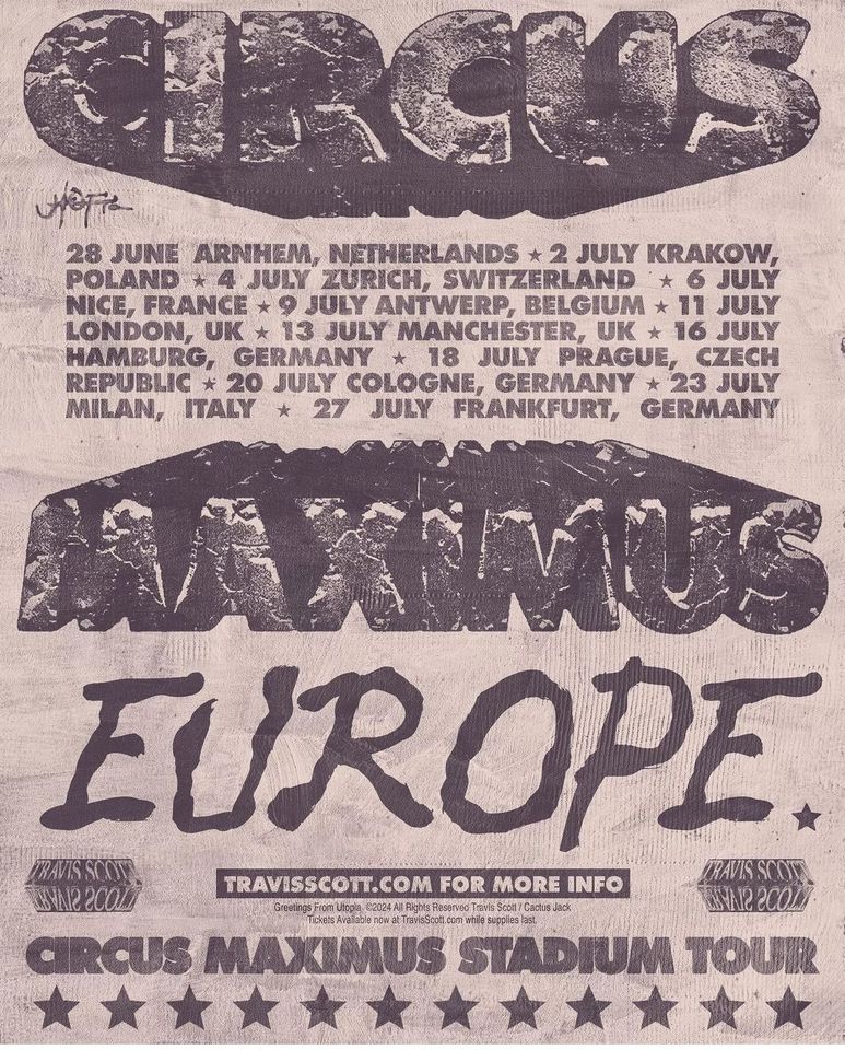 Travis Scott: Utopia – Circus Maximus World Tour (Köln) 20.07.24 in Lübeck