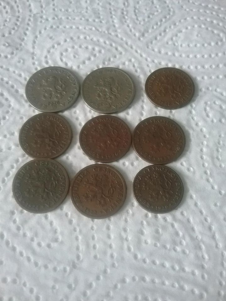 Alte Münzen in Leipzig