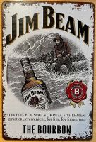 Jim Beam Whiskey Werbung Bar Schild Retro Vintage Deko Küche Bour Bayern - Freising Vorschau