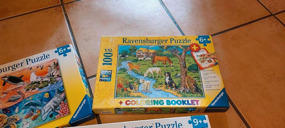 Puzzle Sammlung Kinder Alter 3+, 5+, 6+, 9+ in Schönebeck (Elbe)