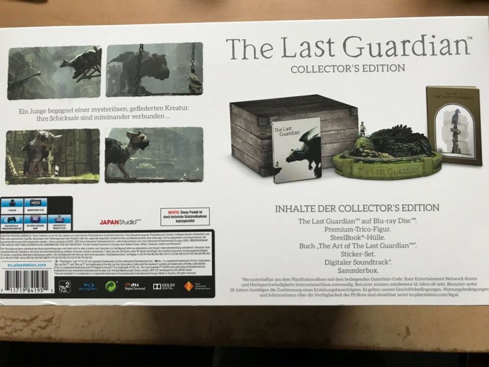 The Last Guardian PS4 Collectors Edition Limited Neu OVP in Frankfurt am Main