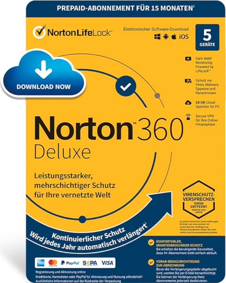 NORTON 360 Deluxe, 15 Monate in Wedel