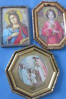 3 x alte Heiligen Bilder Andenken 50er Jahre Bayern - Eging am See Vorschau