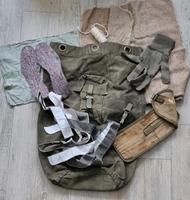 DDR NVA Ersatzteile Konvolut - Rucksack - Lappen - Ostalgie Sachsen-Anhalt - Halle Vorschau
