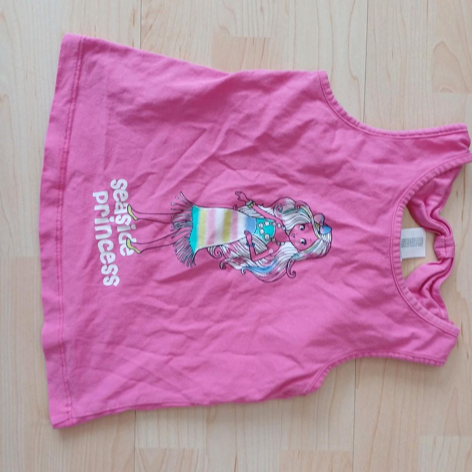 Pinkes ärmelloses Shirt Top Gr 116 Mädchen Palomino in Göppingen