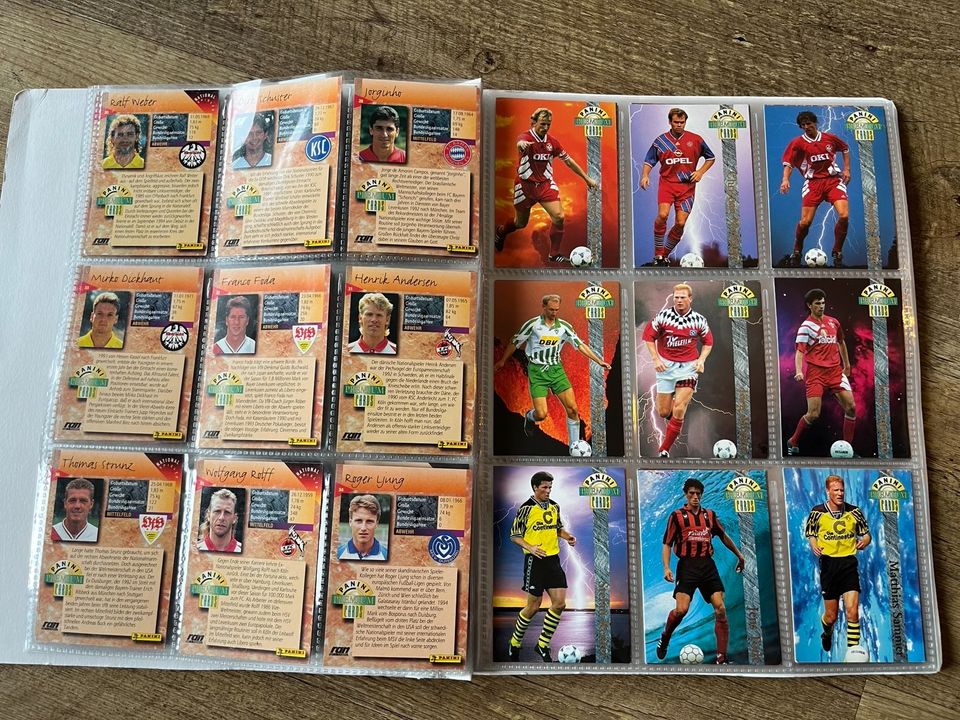 Fußball Karten Panini Premium Cards 94/95 vollständig in Göttingen