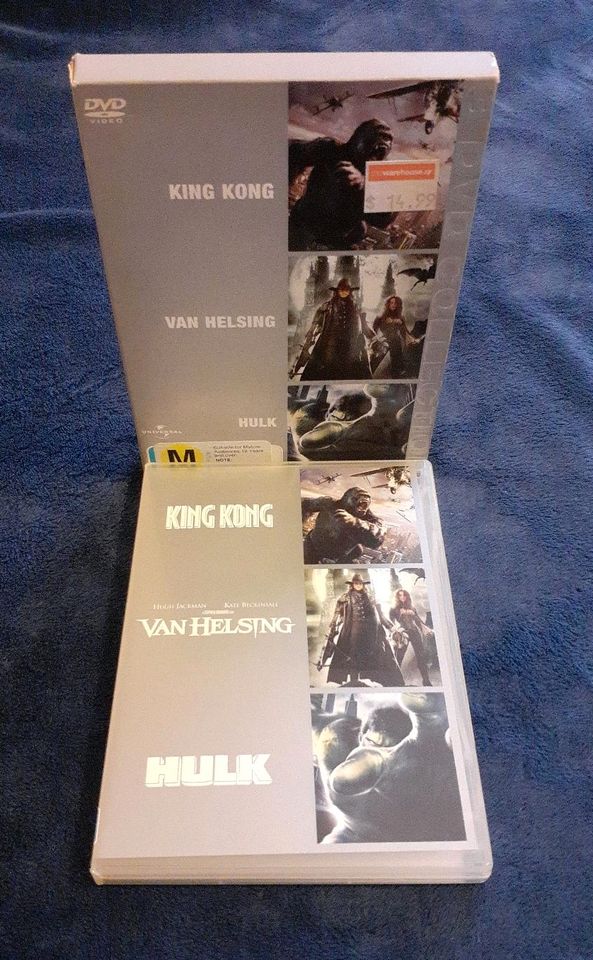 King Kong / Van Helsing / Hulk    3 DVD Collection (Englisch) in Greifswald