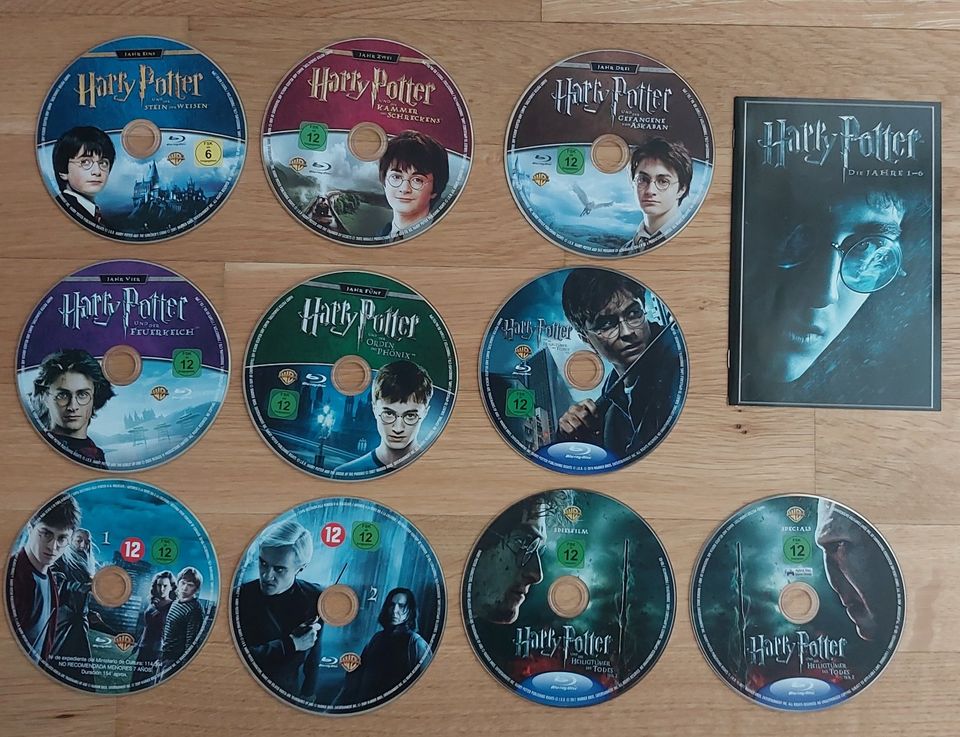 BLU-RAY - Harry Potter: Die Jahre 1-6 (7 Filme) Limited Edition in Hamburg