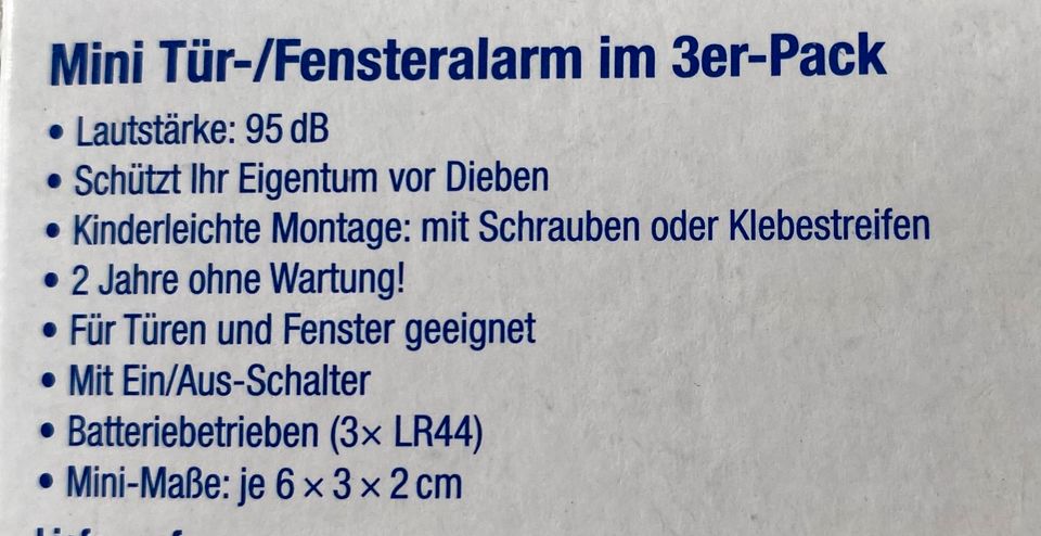 Tür/Fenster Alarm iiquu