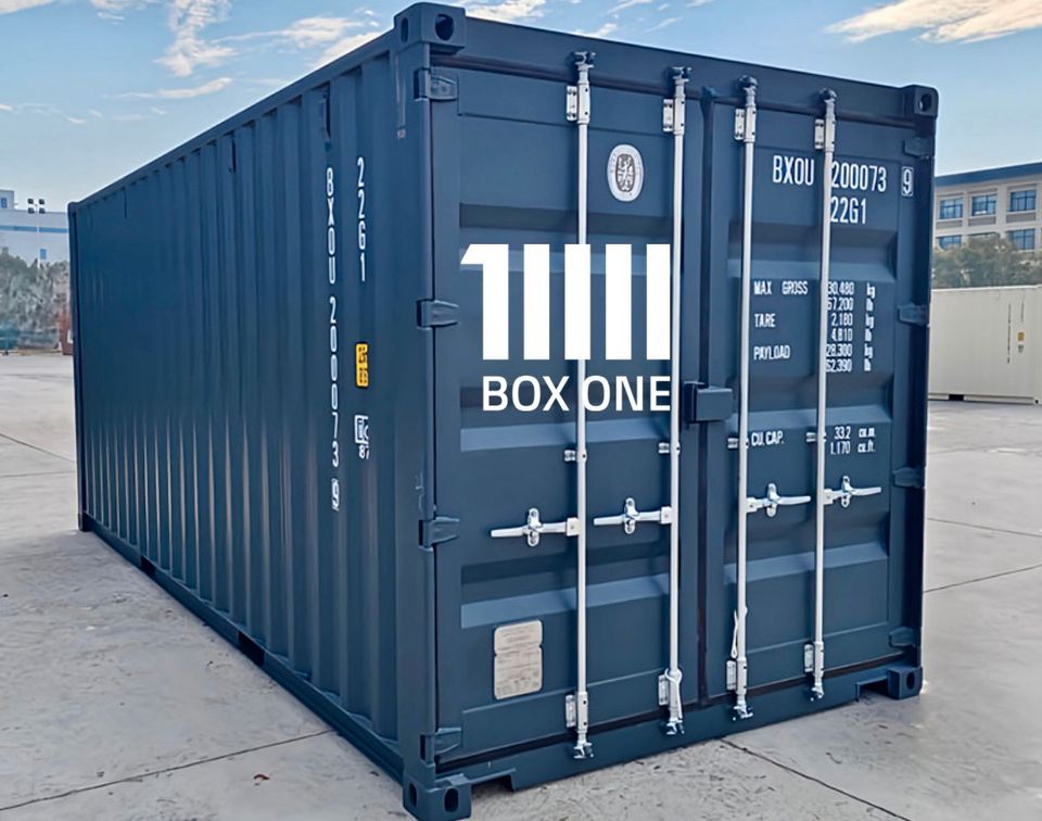 ✅ 20 Fuß Seecontainer kaufen | BOX ONE Container | Lagercontainer kaufen ULM ✅ in Dornstadt