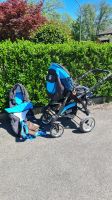 Kinderwagen mit Wickeltasche/ Liegewanne und Tragegurt Bayern - Türkheim Vorschau