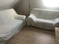 Zwei Sofa / Couch mit Überwurf Schleswig-Holstein - Lübeck Vorschau