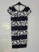 Comma Business/Party Kleid Blau/Weiß Gr.38 Niedersachsen - Westerstede Vorschau