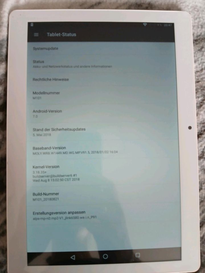 Media Tab M101 10 Zoll Tablet Android in Ketzin/Havel