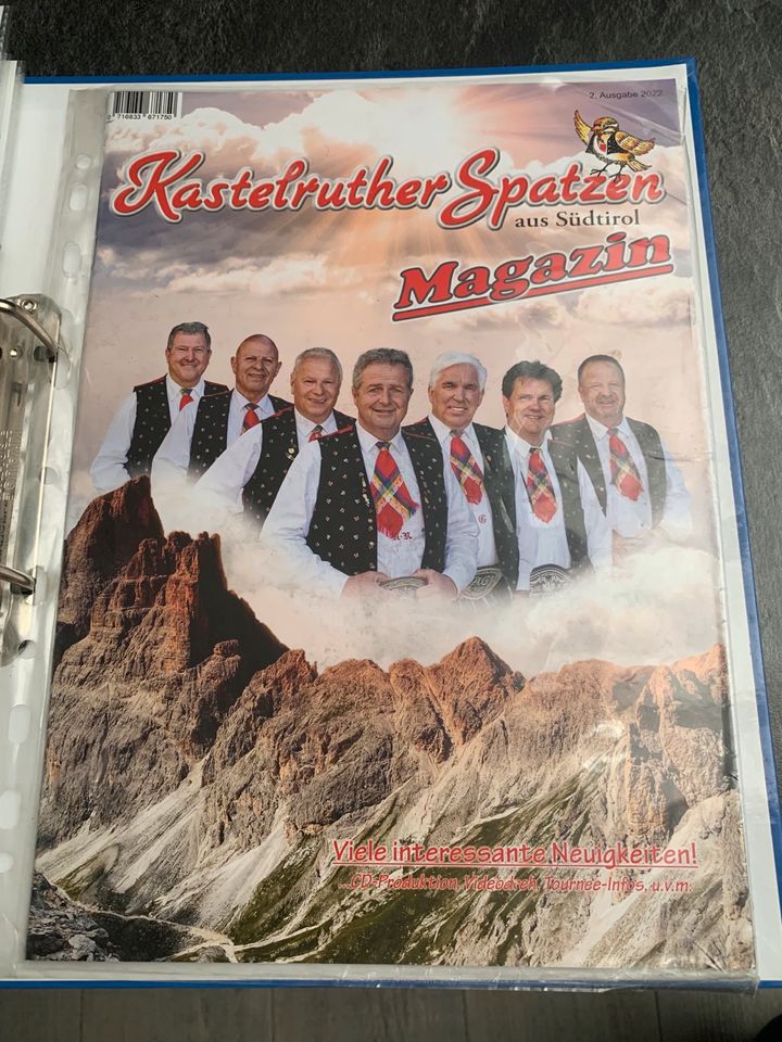 Kastelruther Spatzen Sammelordner + 11x  Magazin in Furth im Wald