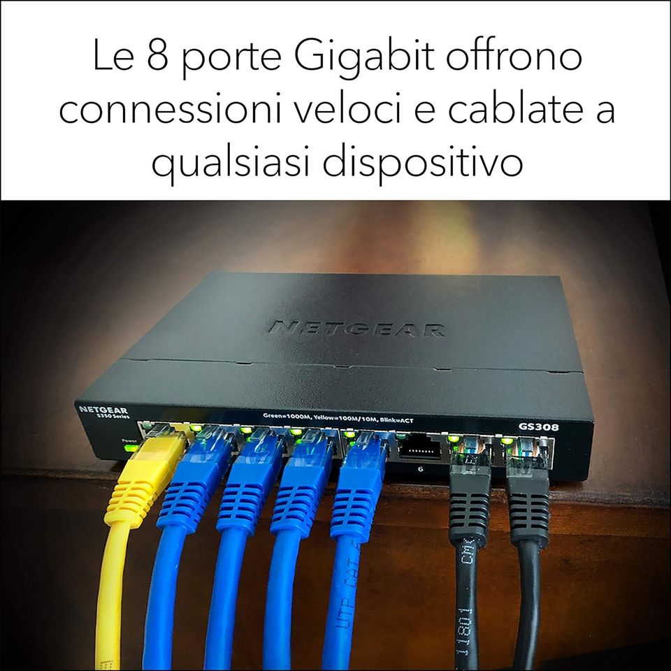 NETGEAR GS308-300PES 8-port Gigabit Ethernet Switch in Neudenau 