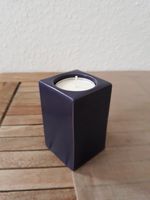 dekorativer Teelichthalter schlicht und  elegant, violett Hessen - Seeheim-Jugenheim Vorschau