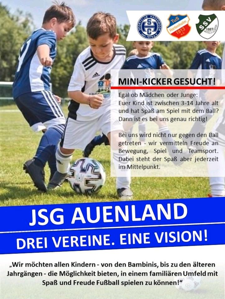 Gemeinschaft, Teamgeist und Spaß am Fußball zu verschenken in Hasenmoor