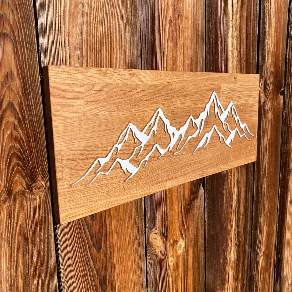 Bergkette als Wandbild | Berge | Wandbehang | Dekoration in Tyrlaching