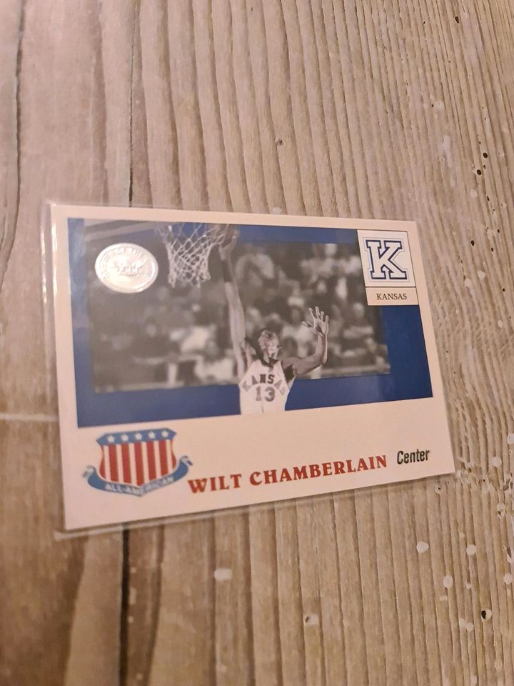 WILT CHAMBERLAIN 2001 Fleer Great of the game Insert Trading Card in Bremen