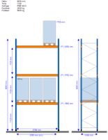 Palettenregal Schwerlastregal Stow H: 6,00m L: 11,0m 3.000kg 48PP Rheinland-Pfalz - Neuwied Vorschau