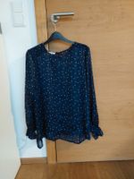 Vanessa Zani Made in Italy Bluse Gr. L blau mit Glitzer Bayern - Vohburg an der Donau Vorschau