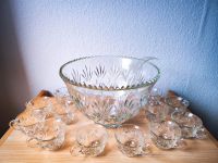 Bowle Service Kristallglas Glas Rumtopf mit 12 Gläsern Kristall Duisburg - Homberg/Ruhrort/Baerl Vorschau