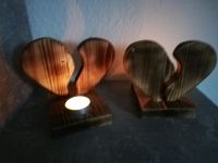 Holzdekoration mit Kerze Hessen - Großalmerode Vorschau