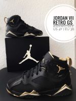 Nike air Jordan Retro VII 7 black gold vintage sneaker Rarität d Nordrhein-Westfalen - Leverkusen Vorschau