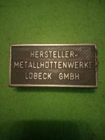 Sammel Schild Bronze Lübeck - St. Gertrud Vorschau